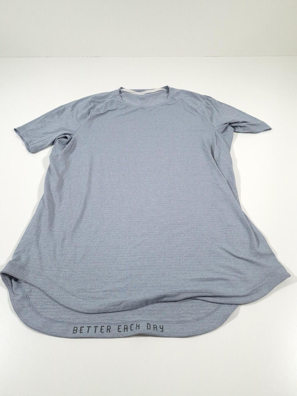 Lululemon Drysense Shirt Mens M Gray Short Sleeve Performance Tee